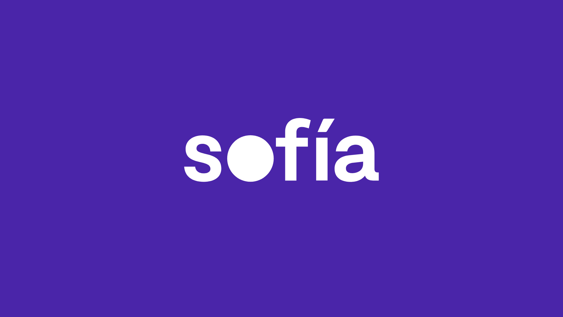 Sofía logo after rebranding. Design by Alejandra Quintero.